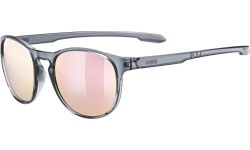 Uvex LGL 53 glasses smoke / mirror pink