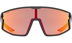 Uvex skyrise jr. black matt / mirror red glasses