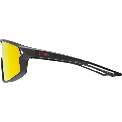 Uvex skyrise jr. black matt / mirror red glasses