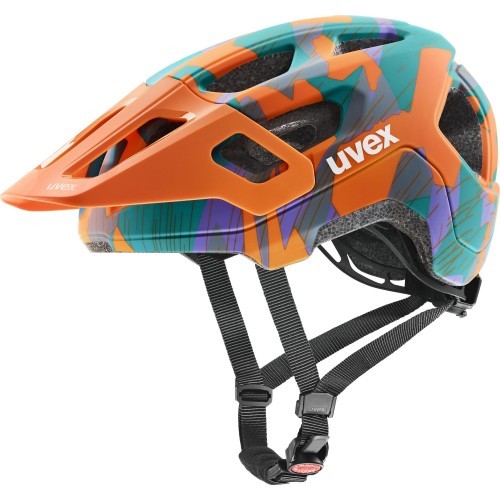 Šalmas Uvex react jr. papaya camo matt