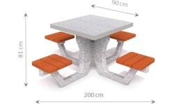 Concrete Picnic Table Inter-Play 01