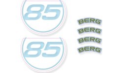 Набор наклеек BERG GO² Retro Green