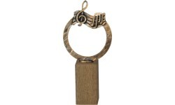Statulėlė BEH425 Muzika - 28cm - Sidabras/Bronza
