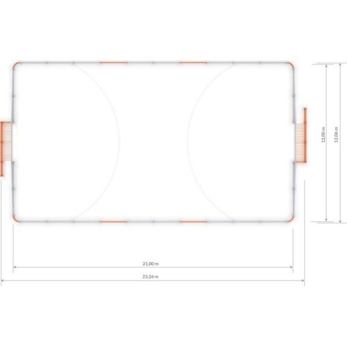 Futbolo aikštelė Arena Inter-Play 3a (21x12 m)