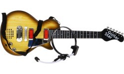 Elektrinė gitara Rockowa, medžio imitacija
