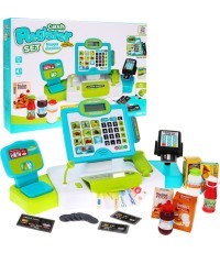 Игрушечная касса с сенсорной панелью, весами и считывателем карт