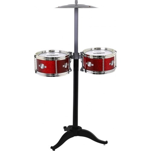 Mega Drums vaikiška būgnų komplektas su kėdute, 6 būgnai