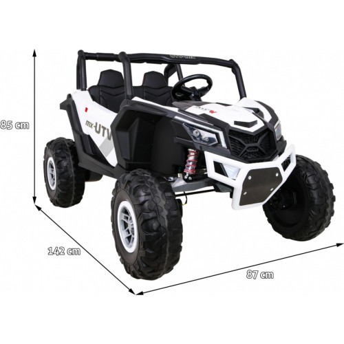 Vaikų elektromobilis Buggy UTV-MX, baltas
