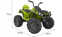Vehicle Quad ATV 2 4 G BDM0906 Green