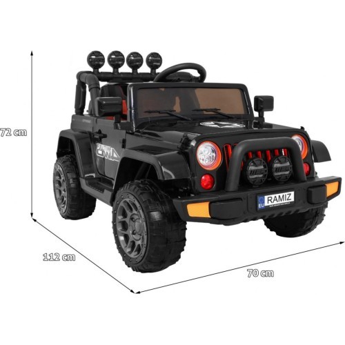 Full Time off-road vehicle 4WD Black