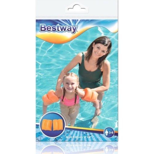 Plaukimo rankovėlės BESTWAY oranžinės 20 x 20 cm