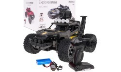 MEGA Crawler PIONEER žaislinis automobilis su kamera, pilkas