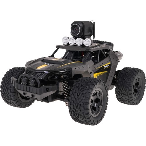 MEGA Crawler PIONEER žaislinis automobilis su kamera, pilkas
