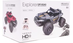 MEGA Crawler PIONEER žaislinis automobilis su kamera, pilkas