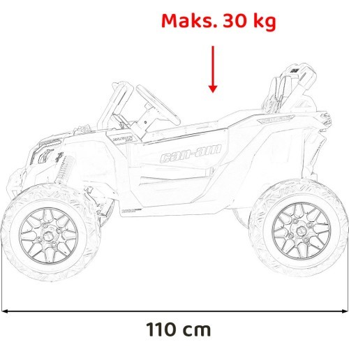 Vehicle ATV CAN-AM Maverick Orange