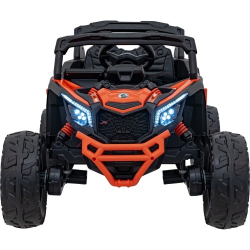 Elektromobilis keturratis Can-Am Maverick, oranžinis