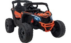 Elektromobilis keturratis Can-Am Maverick, oranžinis