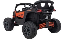 Elektromobilis keturratis Can-Am Maverick, oranžinis