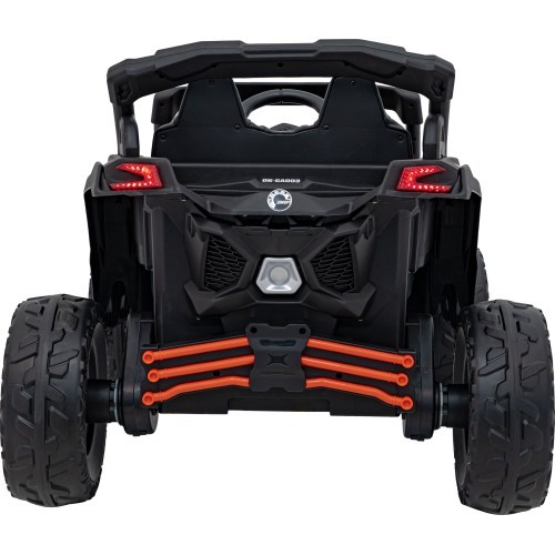 Elektromobilis keturratis Can-Am Maverick, oranžinis