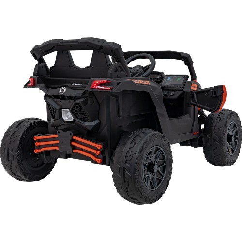 Elektromobilis keturratis Can-Am Maverick, oranžinis