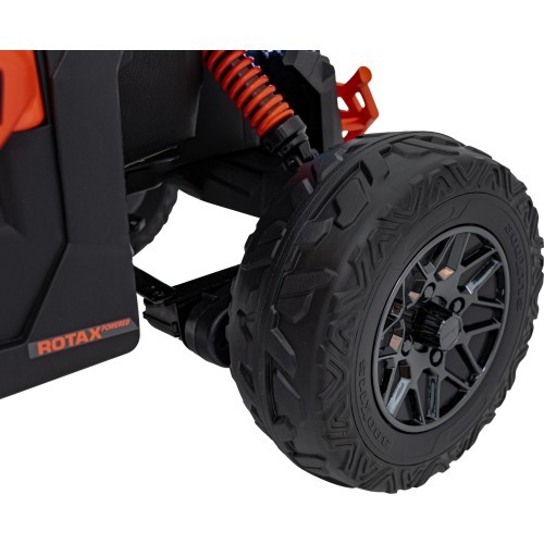 Elektromobilis keturratis Can-Am Maverick, oranžinis