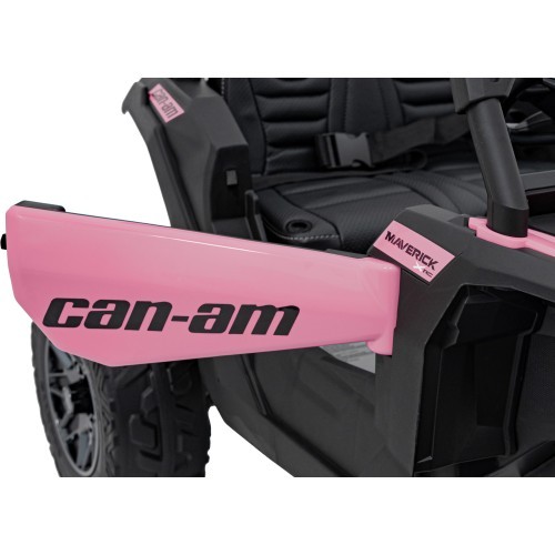 Электромобиль квадроцикл Can-Am Maverick, розовый