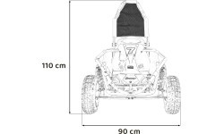 RamiGO MUD MONSTER benzininis kartingas juodas