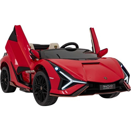 Электромобиль Lamborghini SIAN, красный