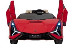 Электромобиль Lamborghini SIAN, красный