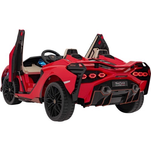 Elektromobilis Lamborghini SIAN, raudonas