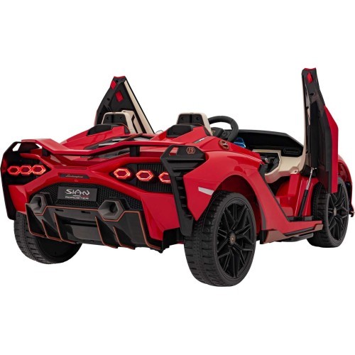 Elektromobilis Lamborghini SIAN, raudonas
