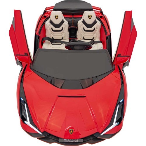 Elektromobilis Lamborghini SIAN, raudonas