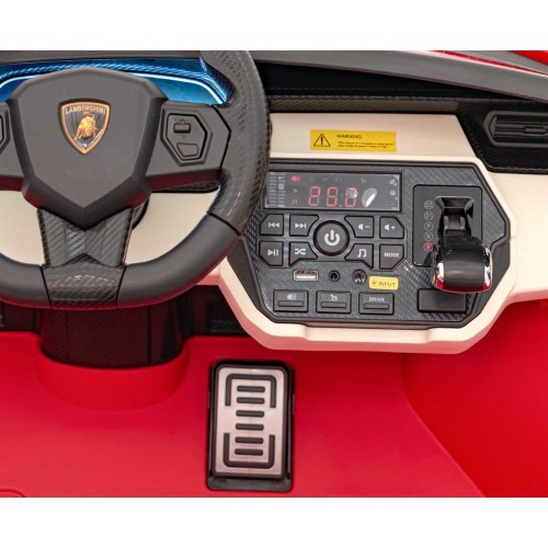 Электромобиль Lamborghini SIAN, красный