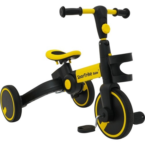 Triratis Happy Bike 3in1 Sportrike, geltonas