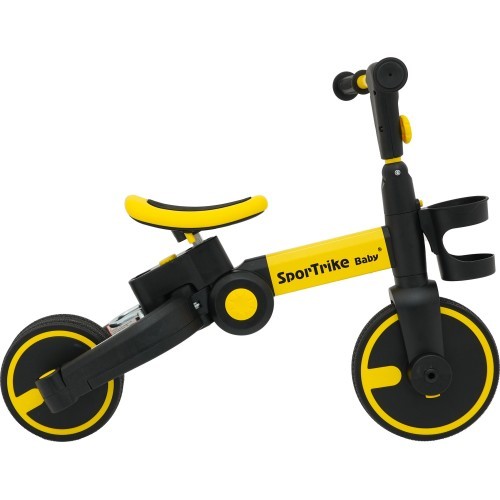 Трёхколёсный велосипед Happy Bike 3in1 Sportrike, жёлтый