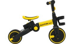 Трёхколёсный велосипед Happy Bike 3in1 Sportrike, жёлтый