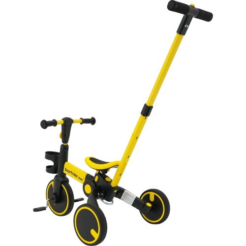 Трёхколёсный велосипед Happy Bike 3in1 Sportrike, жёлтый