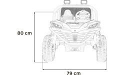 Elektromobilis Buggy FASTER, mėlynas