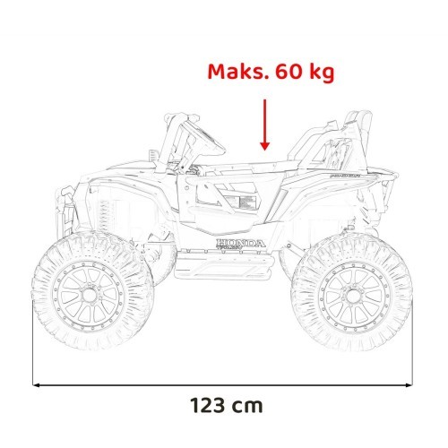 HONDA Talon 4x4 Off-Road Vehicle Black
