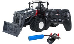 Tractor + Bulldozer R/C 1:24 Red