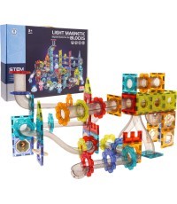 Magnetic Building Blocks Luminous Ball Set 176 pcs.