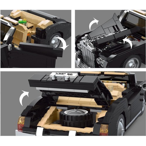 Retro Car Block Set 1096 pieces.