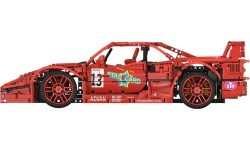 Конструктор спортивный автомобиль, 2688 деталей, красный