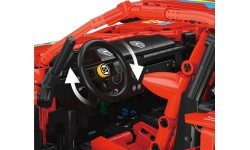 Sports Car Block Set 2688 pieces. Red