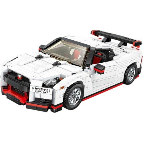 Car Block Set 1034 pcs. White