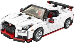 Car Block Set 1034 pcs. White
