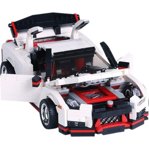 Automobilio konstruktorius 1034 dalys, baltas