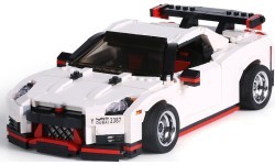 Automobilio konstruktorius 1034 dalys, baltas