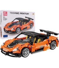Sports Car Block Set 491 pcs. Orange