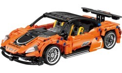 Sportinio automobilio konstruktorius 491 detalė, oranžinis